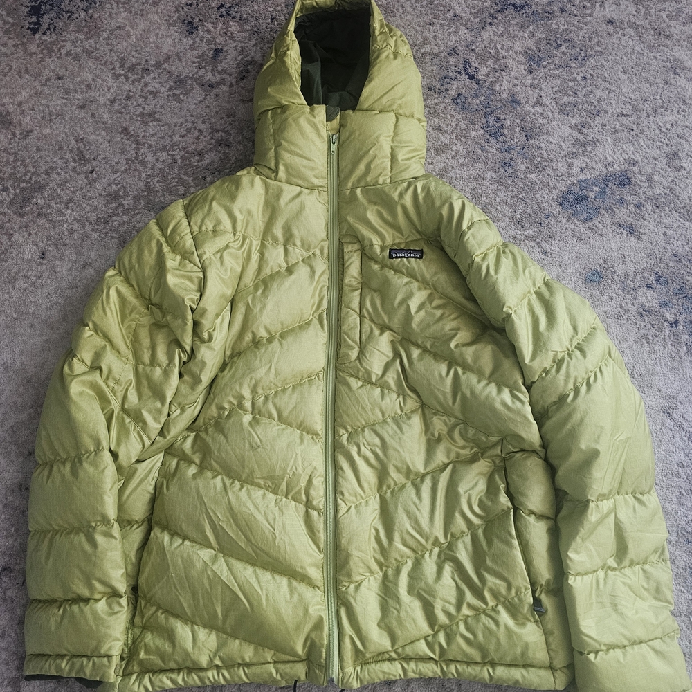 Patagonia Lime Green Puffer Jacket